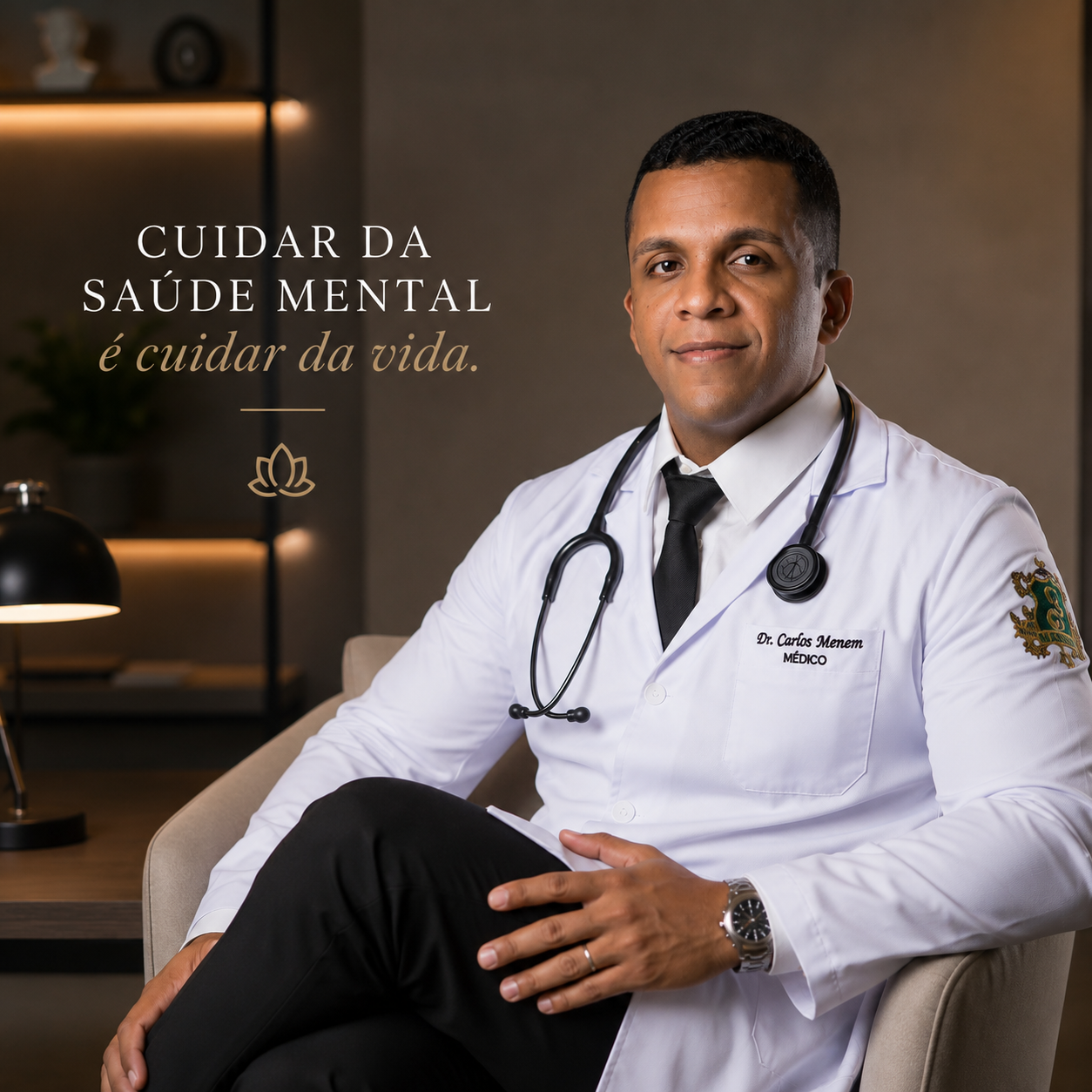 Dr. Carlos Menem Alves — cuidar da saúde mental é cuidar da vida